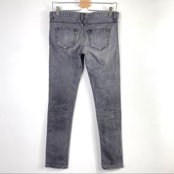 Saint Laurent D01 SK LW Skinny Jeans Washed Gray - Picture 4 of 10